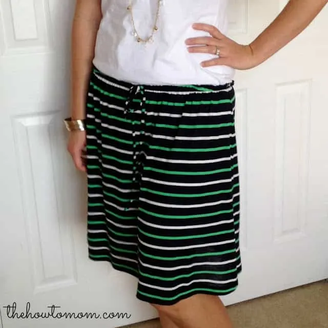How to Turn a Dress into a Skirt Without Sewing!