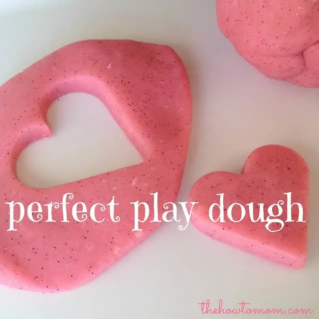 perfectly soft pink homemade play dough