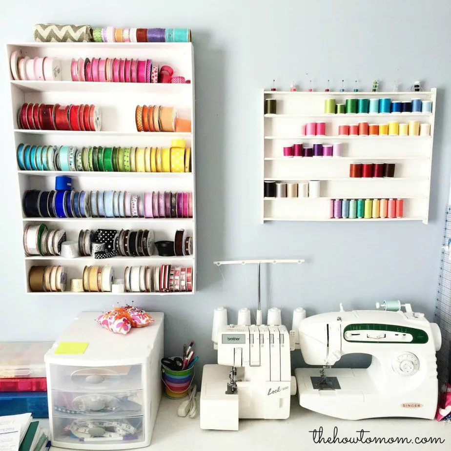 Easy and Colorful Craft Room Organization Ideas – The How To Mom