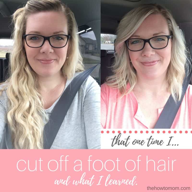 Donating hair and how to style your new shoulder-length hair