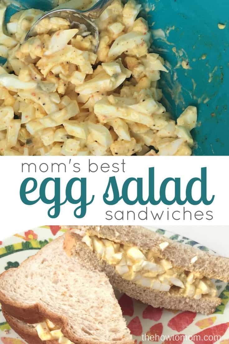 The best classic egg salad - just like mom makes!