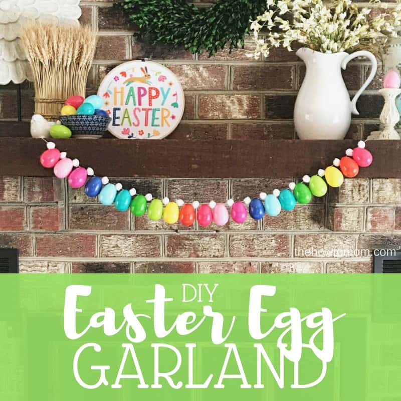 Colorful Easter Egg Garland DIY