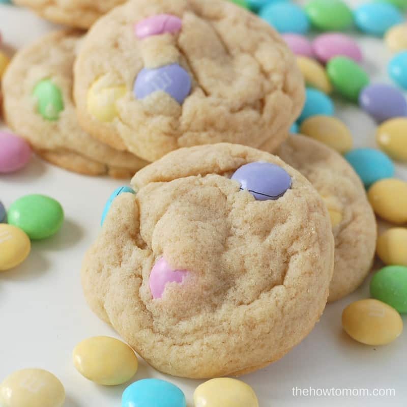 Perfectly Soft M&M Cookies