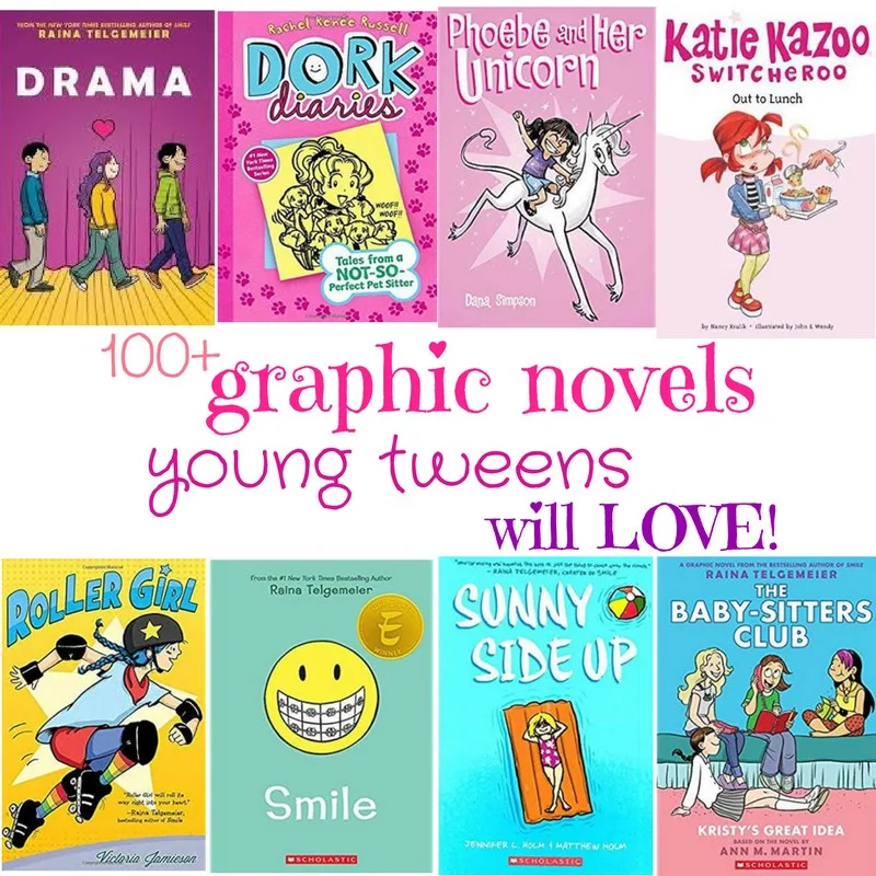 Over 100 Graphic Novels Young Tweens will LOVE