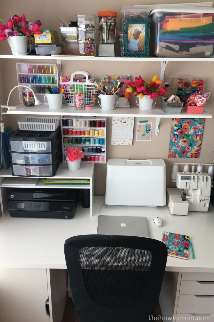 Organization Hack - DIY Desktop Printer Shelf from a Shoe Rack | The ...
