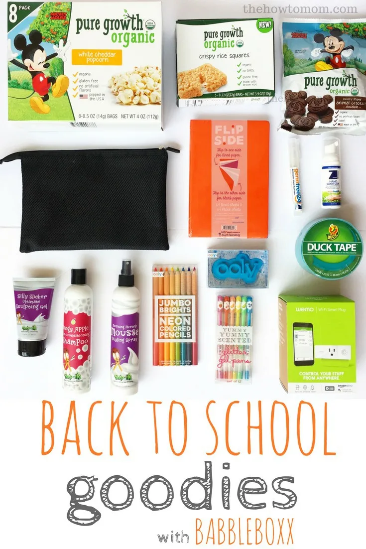 Back to School Goodies and Good Ideas with BabbleBoxx