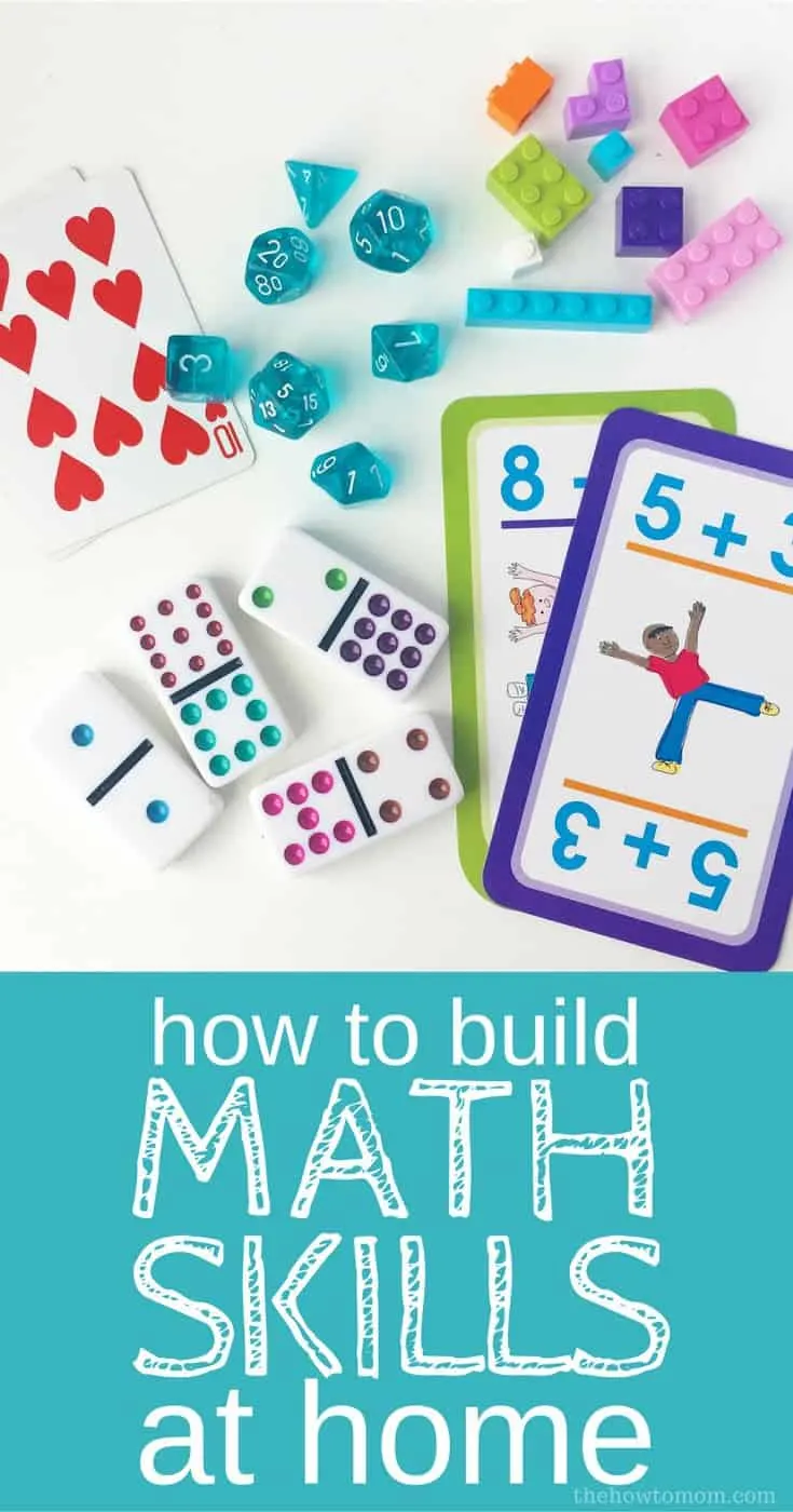 How to Build Math Skills at Home - no fuss, no prep, hands on ideas!