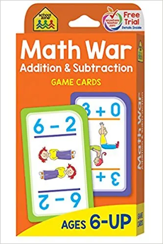 Math War game - fun ways to build math skills