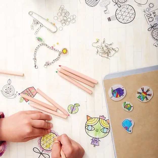 Gift Ideas for Crafty Girls - Shrinking Trinkets Kit