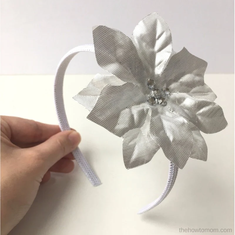 Poinsettia Headband - Dollar Tree Craft