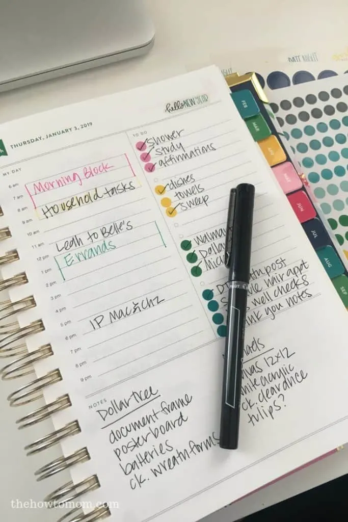 The How To Mom Simplified Planner