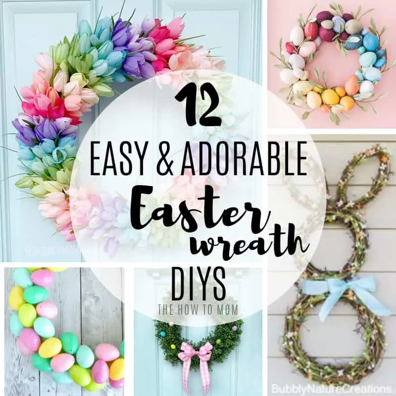 Easy and Adorable Easter Wreath DIY ideas