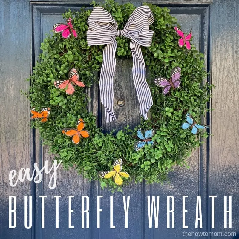 Easy Butterfly Wreath