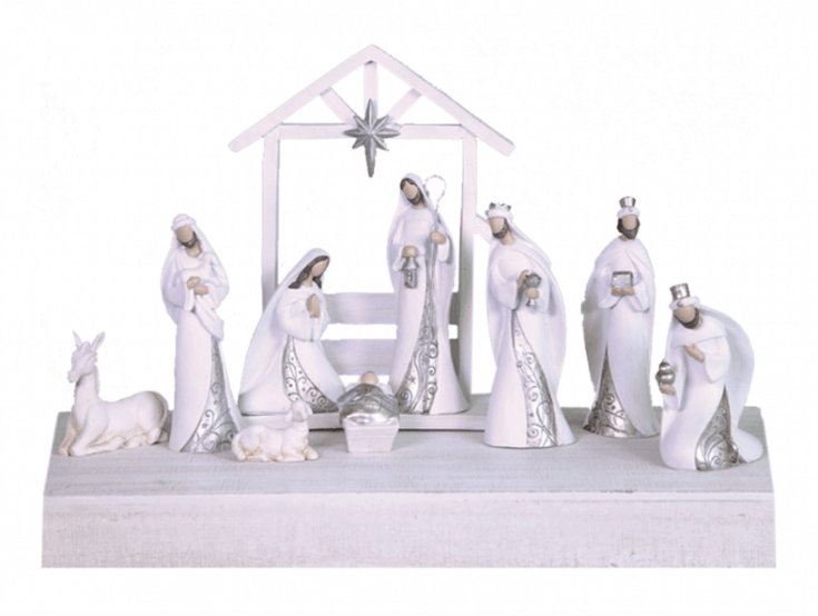 20+ Gorgeous and Modern Nativity Sets • The How To Mom