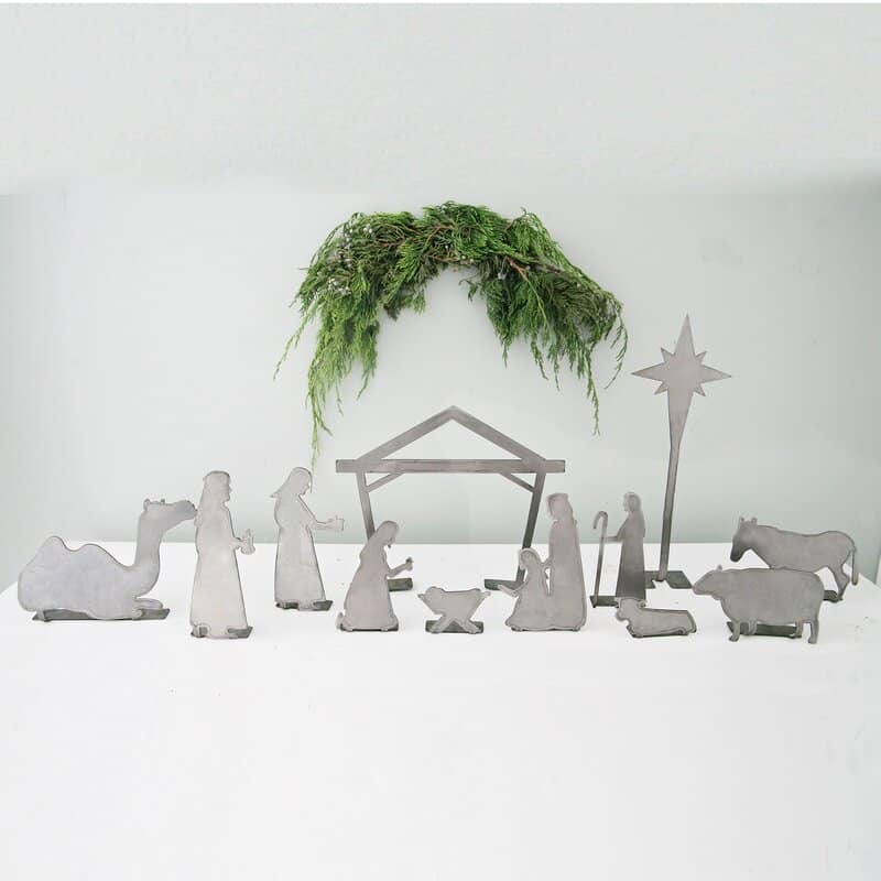 20+ Gorgeous and Modern Nativity Sets • The How To Mom