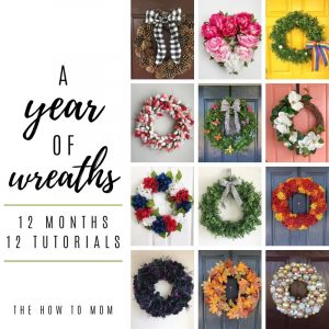 12 wreaths for each month of the year
