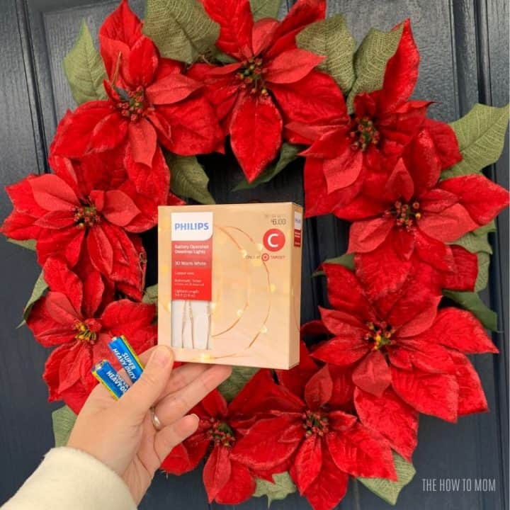 How to Add Lights to a Wreath for a Holiday Glow The How To Mom