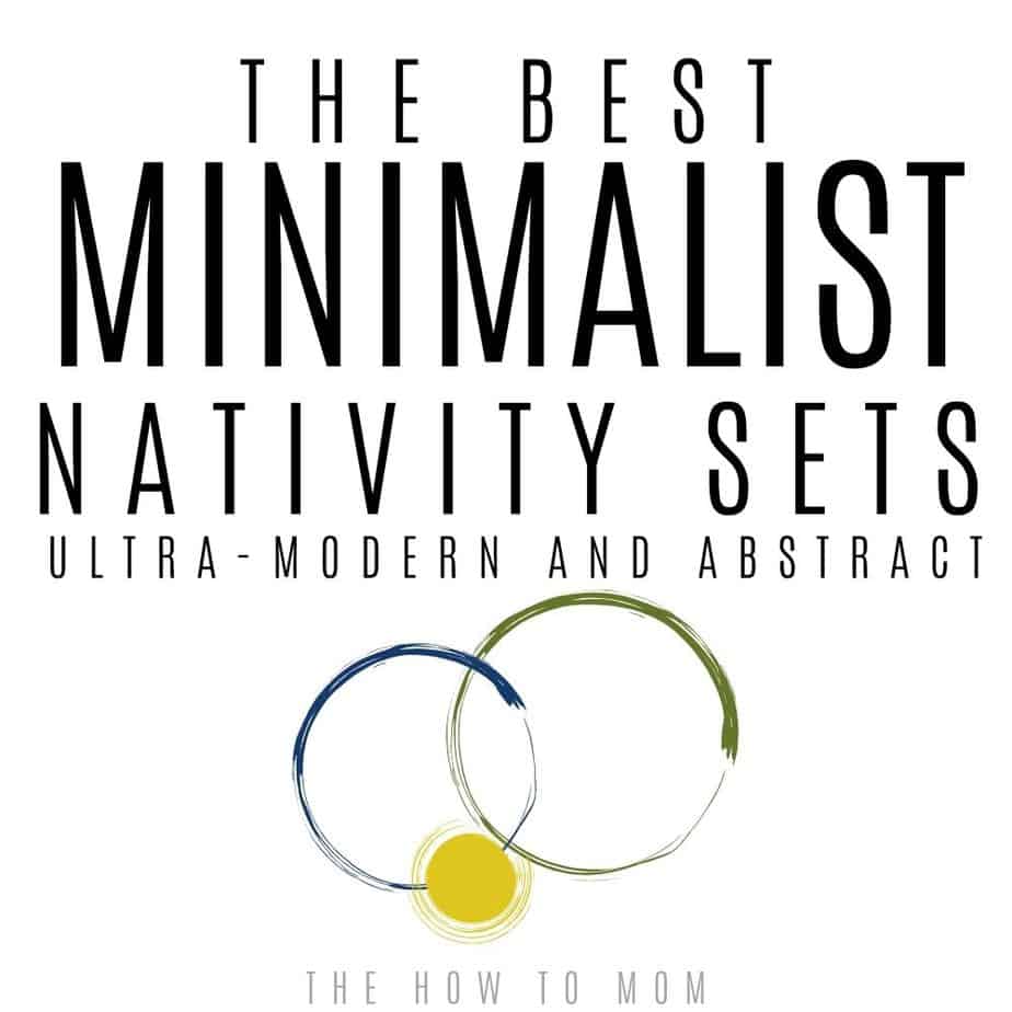 minimalist nativity sets