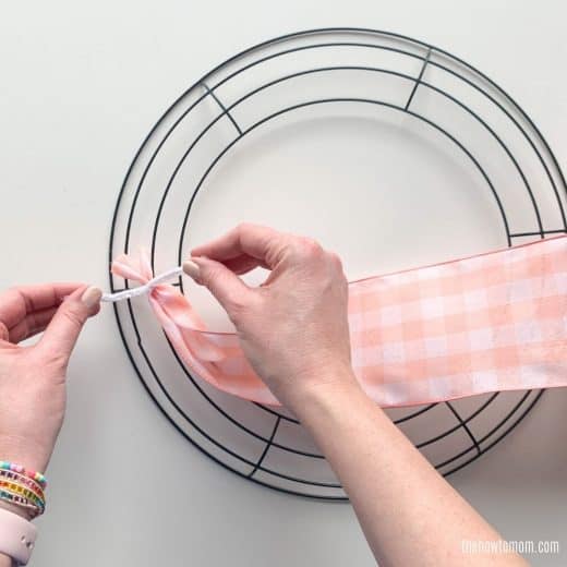 How to Make a Ribbon Wreath Easy! The How To Mom