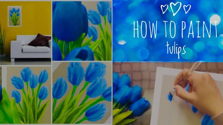 Easy Acrylic Painting Ideas For Beginners  Step by Step Simple Canvas  Paintings #22 