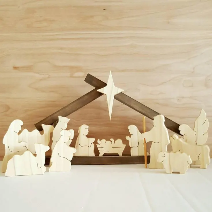 Image for Wooden Holy Family Nativity Set&nbsp;