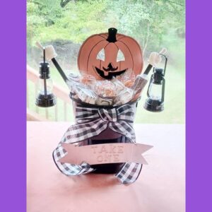 DIY Halloween Candy Holder Craft.