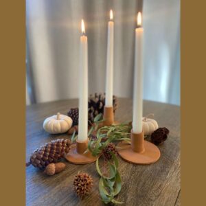 DIY Terracotta Candlestick Holders Project