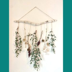 DIY Floral Wall Hanging