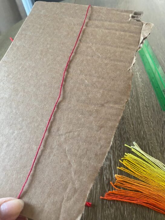 DIY Embroidery Floss Earrings StepByStep Tutorial The How To Mom